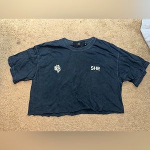 Wolves crop top